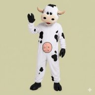 disfraz  vaca - animales - botarga